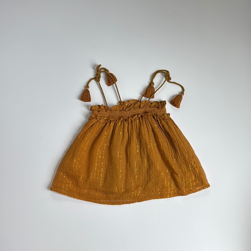 Louis Louise Top with Tassels 4Y